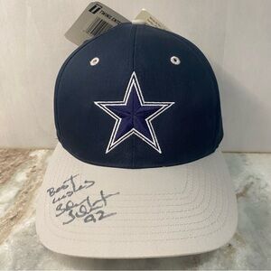 💎 RARE FIND: NWT Vintage 90s Dallas Cowboys Signed Snapback 💎